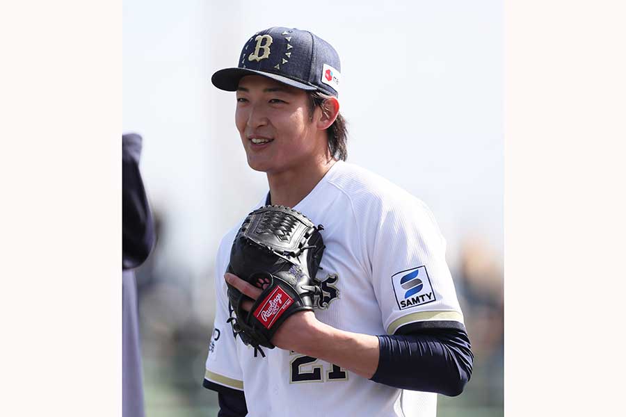 オリックスの山崎颯一郎【写真：産経新聞社】