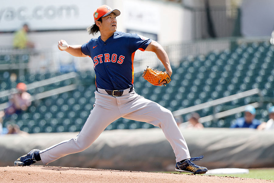 アストロズの今井達也【写真：ロイター】