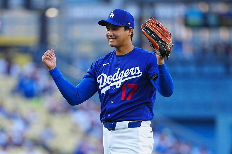 ドジャースの大谷翔平【写真：荒川祐史】