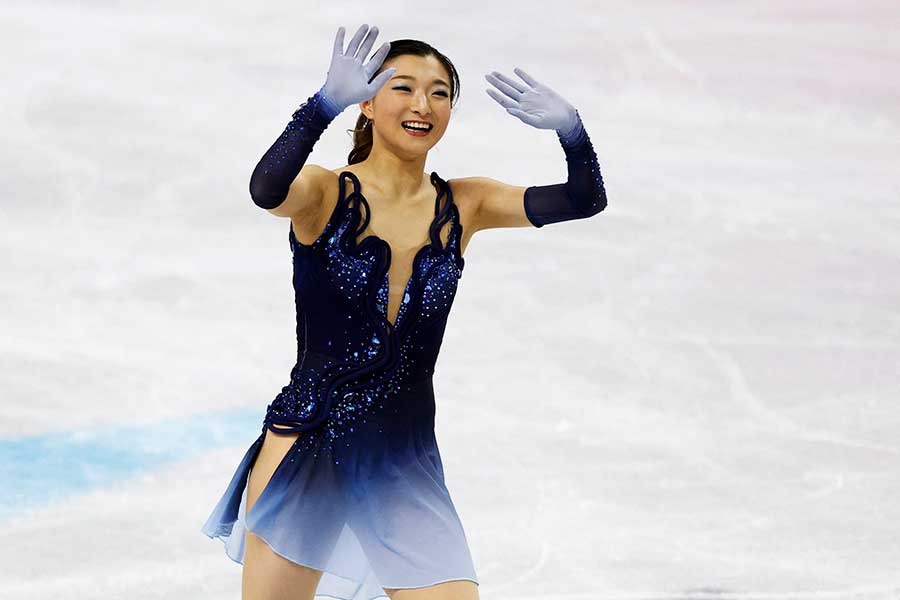 世界選手権に出場した坂本花織【写真：ロイター】