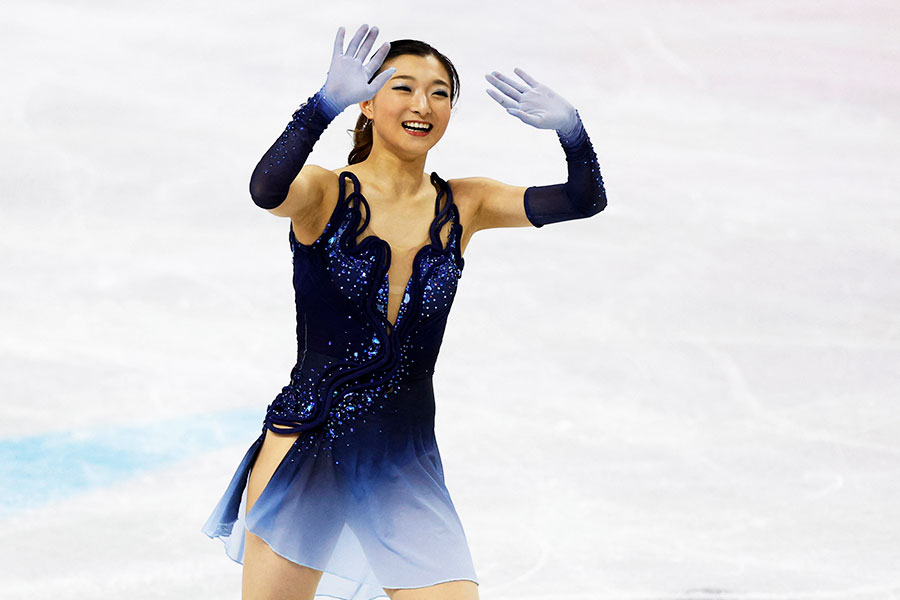 世界選手権に出場した坂本花織【写真：ロイター】
