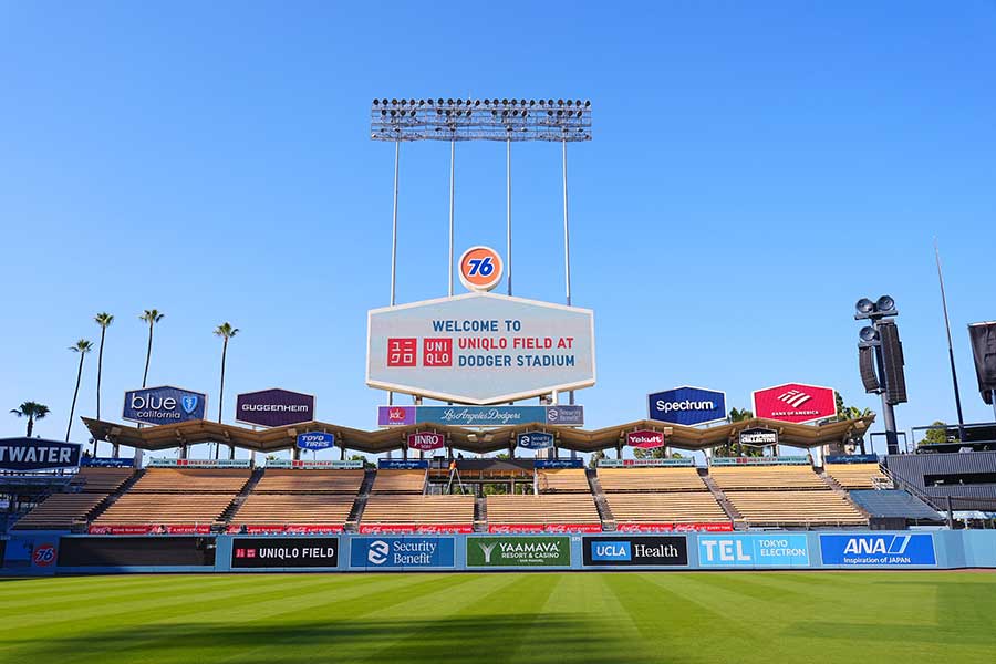 ドジャースタジアム【写真：荒川祐史】
