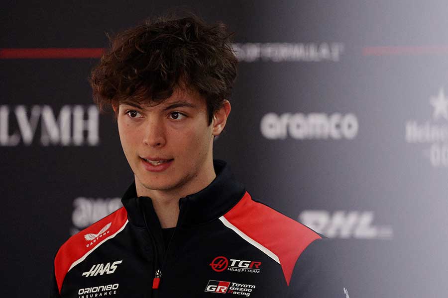 ハースのオリバー・ベアマン【写真：ロイター】