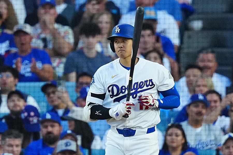 ダイヤモンドバックスとの開幕戦に出場しているドジャースの大谷翔平【写真：荒川祐史】