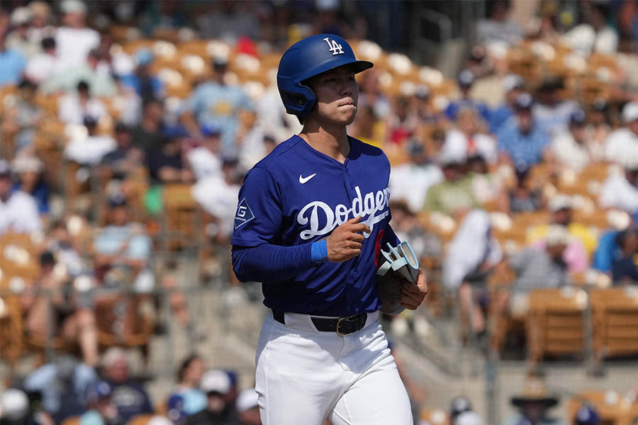 ドジャースのキム・ヘソン【写真:ロイター】