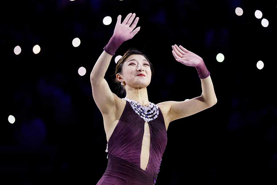 金メダルを獲得した坂本花織【写真：ロイター】