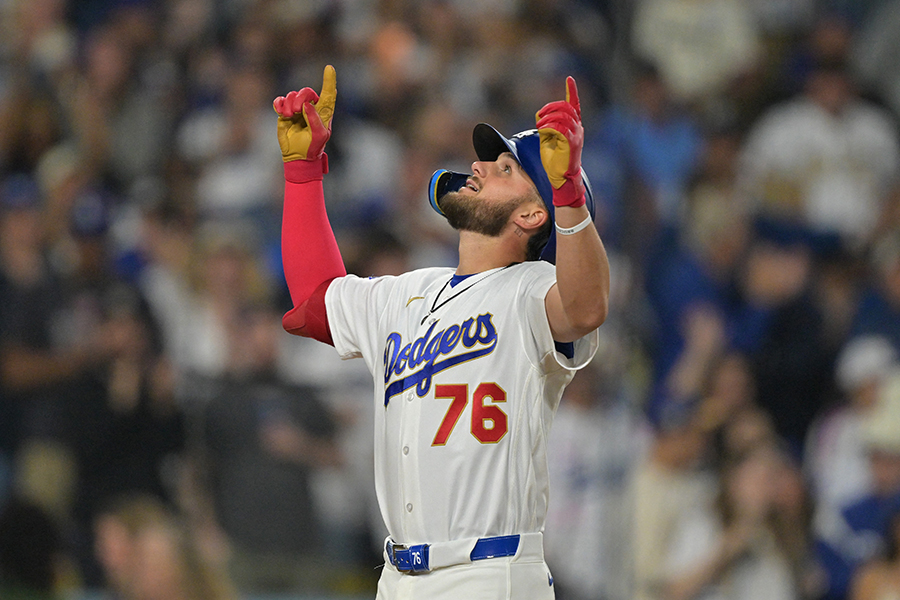 ソロ本塁打を放ったドジャースのアレックス・フリーランド【写真：ロイター】