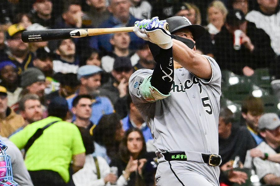 2戦連発となる2号ソロを放ったホワイトソックスの村上宗隆【写真：ロイター】