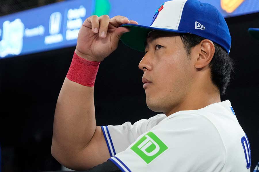 ブルージェイズの岡本和真【写真：ロイター】