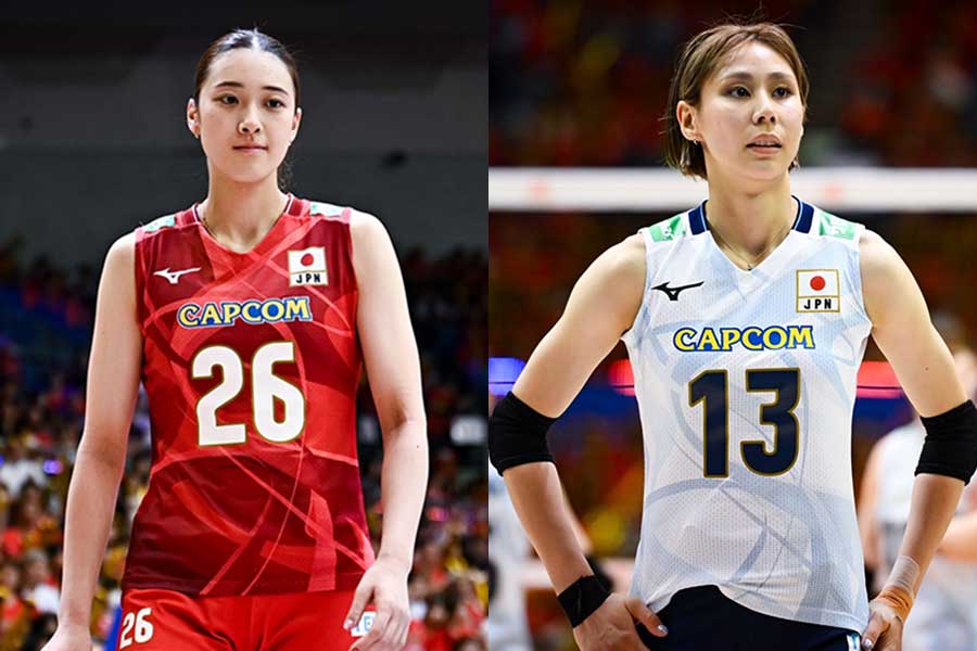 イタリア移籍が発表された佐藤淑乃（左）、和田由紀【写真：中戸川知世】