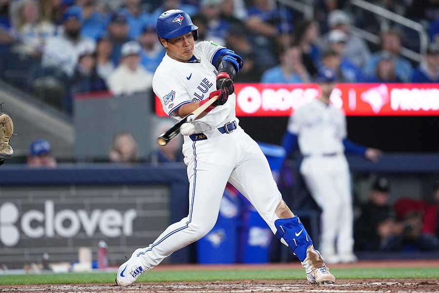 ブルージェイズの岡本和真【写真：ロイター】
