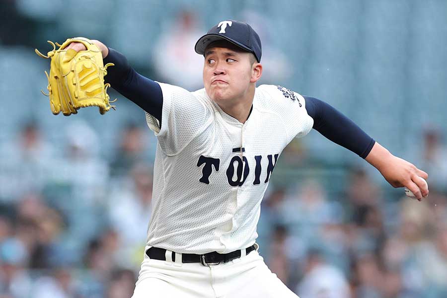 大阪桐蔭の川本晴大【写真:スポーツ報知/アフロ】