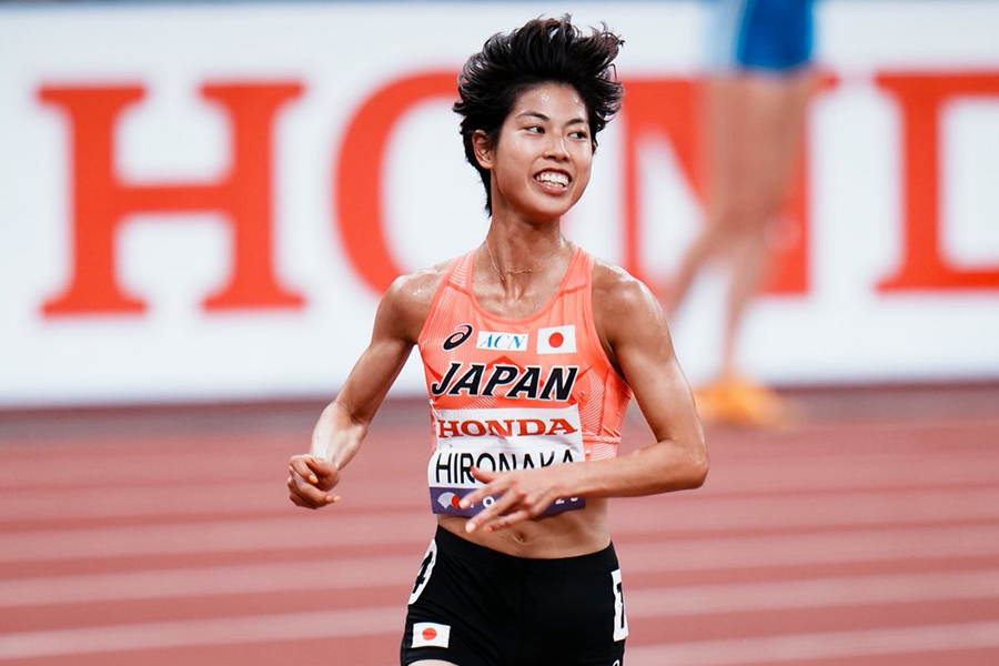 廣中璃梨佳がユニクロ女子陸上部に入部【写真:中戸川知世】