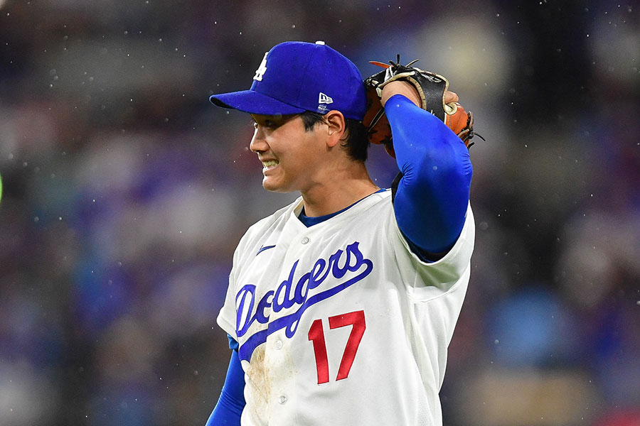 ガーディアンズ戦に先発したドジャースの大谷翔平【写真：ロイター】