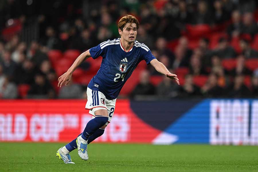 日本代表の佐野海舟【写真：REX/アフロ】