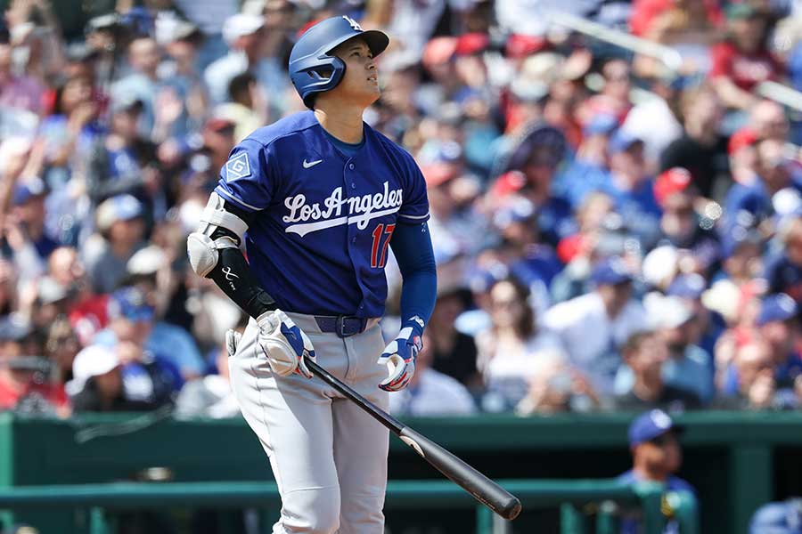 今季1号を放った大谷翔平【写真：AP/アフロ】