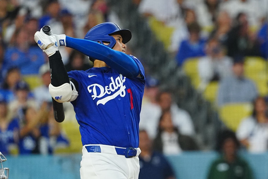 ドジャースの大谷翔平【写真：荒川祐史】