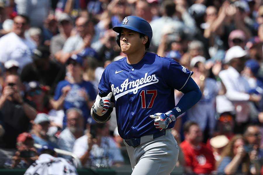 今季1号を放った大谷翔平【写真：AP/アフロ】