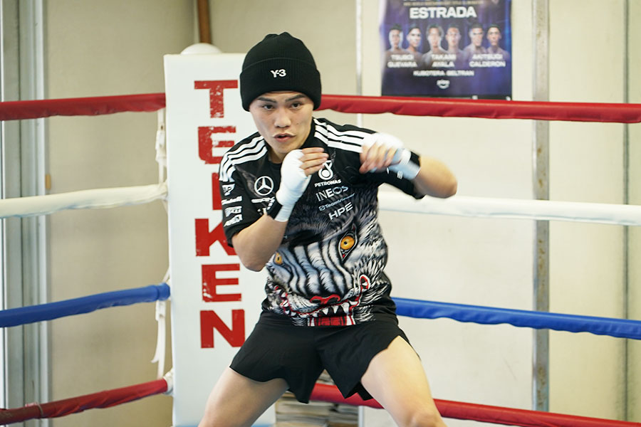 公開練習を行った坪井智也【写真:澤田直人】