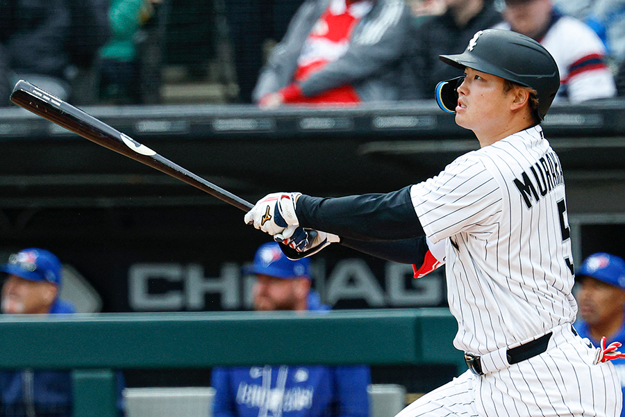 6回に4号逆転2ランを放ったホワイトソックスの村上宗隆【写真:ロイター】