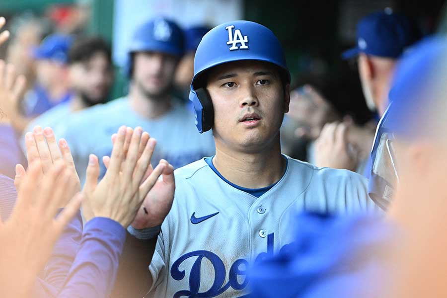 ドジャースの大谷翔平【写真：ロイター】