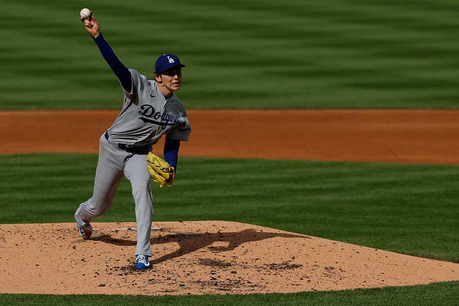 ナショナルズ戦に先発登板した佐々木朗希【写真：ロイター】