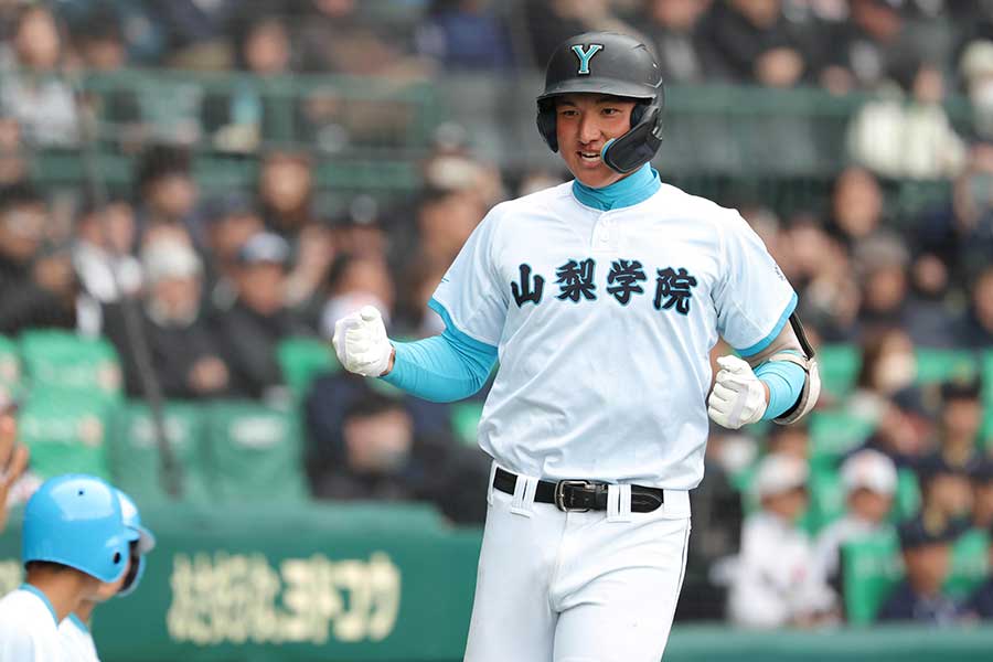 山梨学院高の菰田陽生【写真：スポーツ報知/アフロ】