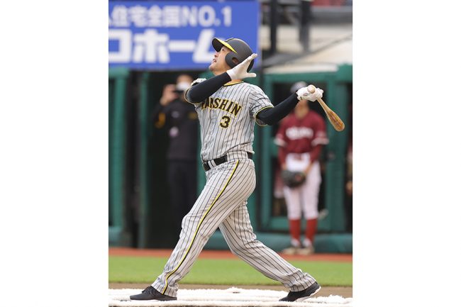 元阪神の名手と「打ち方一緒やん」 NPB入り目指す2世の