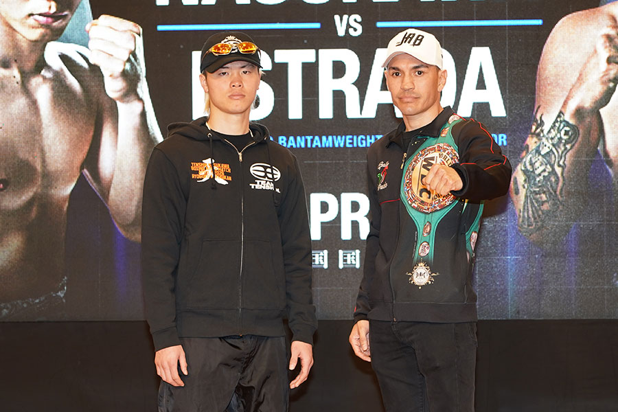 那須川天心（左）とフアンフランシスコ・エストラダ【写真：澤田直人】