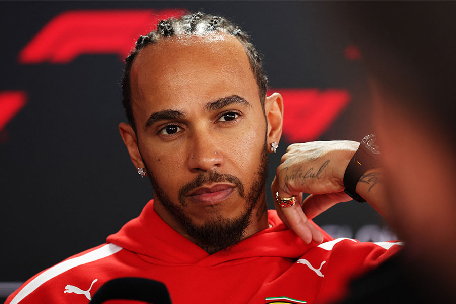 F1日本GPで来日していたルイス・ハミルトン【写真：ロイター】