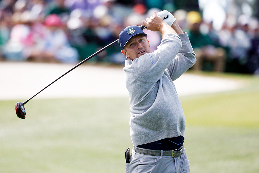 マスターズに出場しているブライソン・デシャンボー【写真：ロイター】