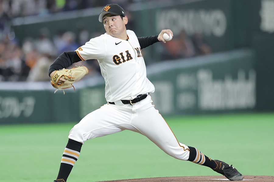 巨人・竹丸和幸【写真：スポーツ報知/アフロ】