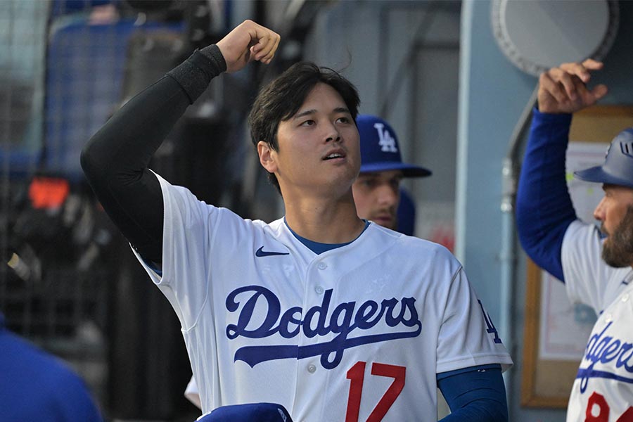 ドジャースの大谷翔平【写真：ロイター】