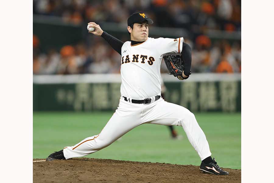 現役時代の西村健太朗さん（2017年撮影）【写真：産経新聞社】