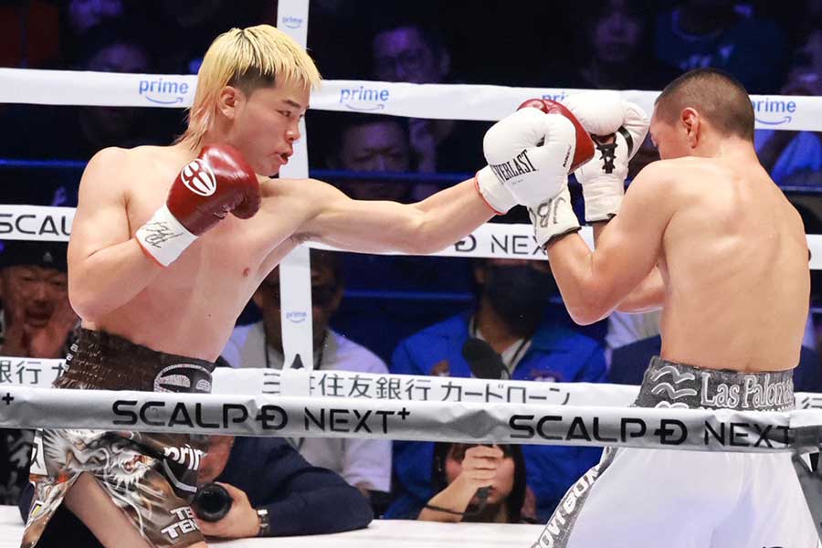 フアンフランシスコ・エストラダに勝利した那須川天心【写真：山口比佐夫】