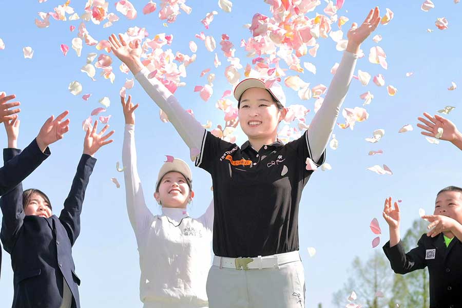 富士フイルム・スタジオアリス女子オープンで優勝したウー・チャイェン【写真：スポーツ報知/アフロ】