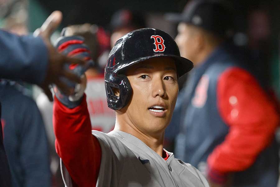 レッドソックスの吉田正尚【写真：ロイター】