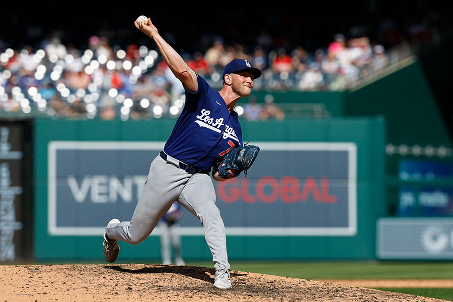 ドジャースのベン・カスパリウス【写真：ロイター】