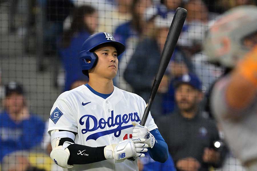 ドジャースの大谷翔平【写真：ロイター】