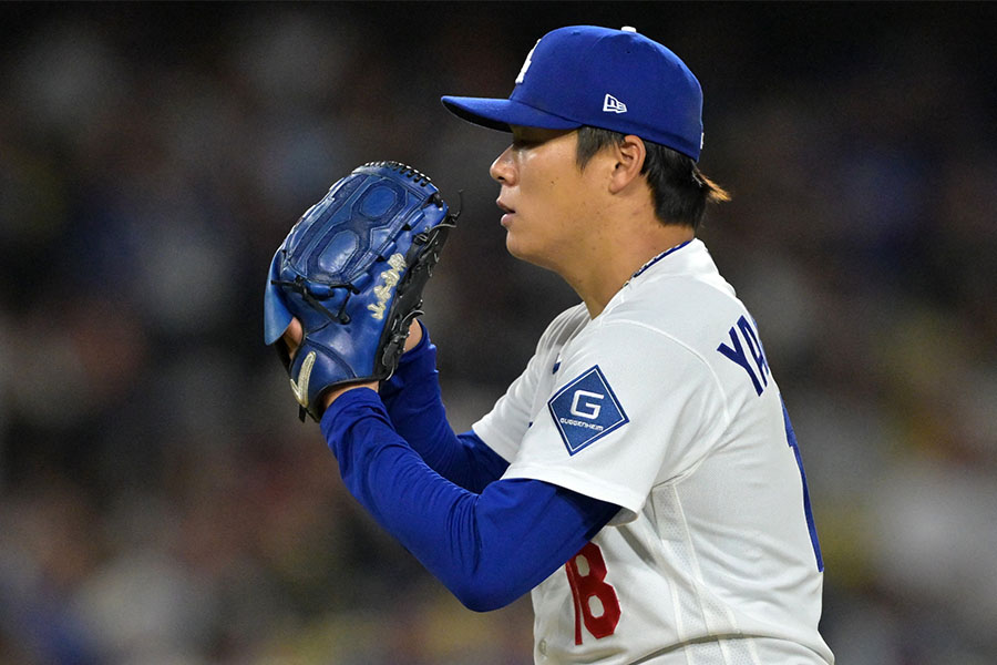 本拠地メッツ戦で7回2/3を1失点と好投したドジャースの山本由伸【写真：ロイター】