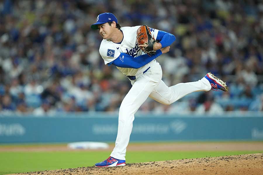メッツ戦に先発登板したドジャースの大谷翔平【写真:ロイター】
