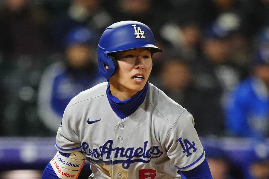 ドジャースのキム・ヘソン【写真：ロイター】