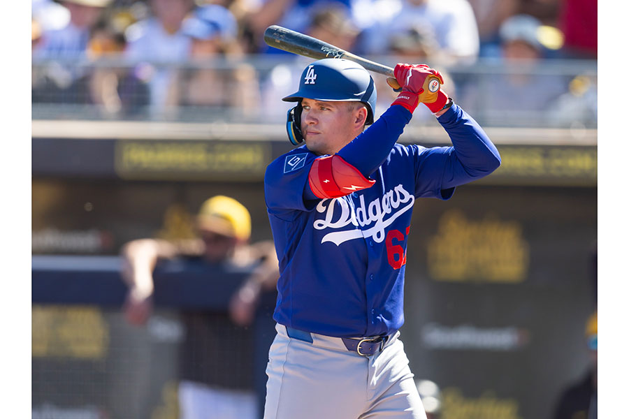 ドジャースのライアン・ウォード【写真：Imagn/ロイター/アフロ】