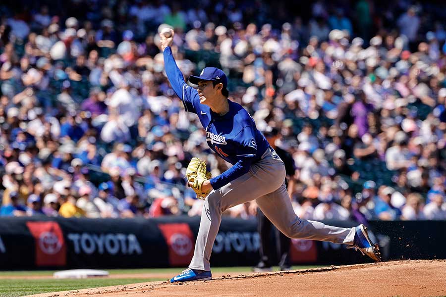 先発登板したドジャースの佐々木朗希【写真：ロイター】