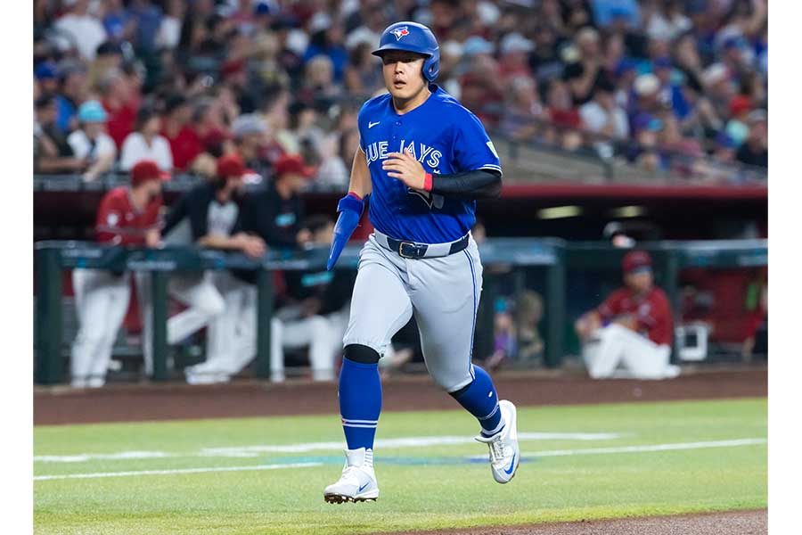 ブルージェイズの岡本和真【写真：ロイター】
