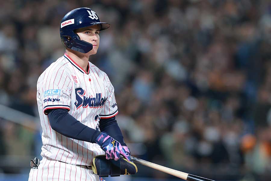 ヤクルトのモイセエフ・ニキータ【写真：産経新聞社】