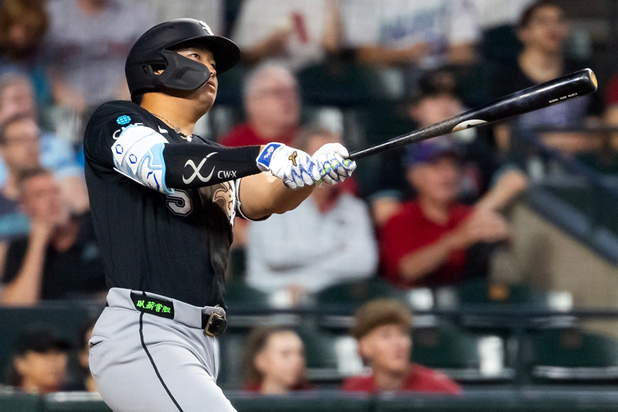 4試合連発となる9号を放ったホワイトソックスの村上宗隆【写真：ロイター】