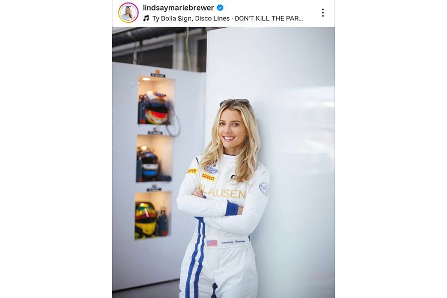 リンジー・ブルワー（画像はインスタグラムのスクリーンショット）