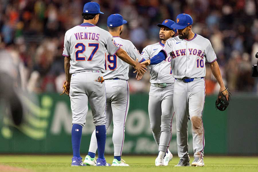 メッツの選手たち【写真：ロイター】