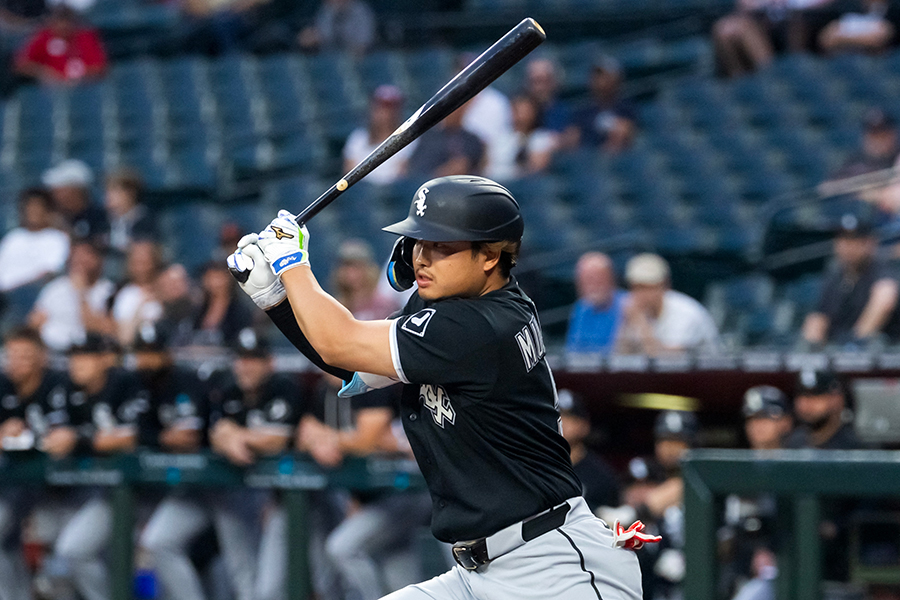 敵地ダイヤモンドバックス戦に「2番・一塁」で先発出場したホワイトソックスの村上宗隆【写真：ロイター】